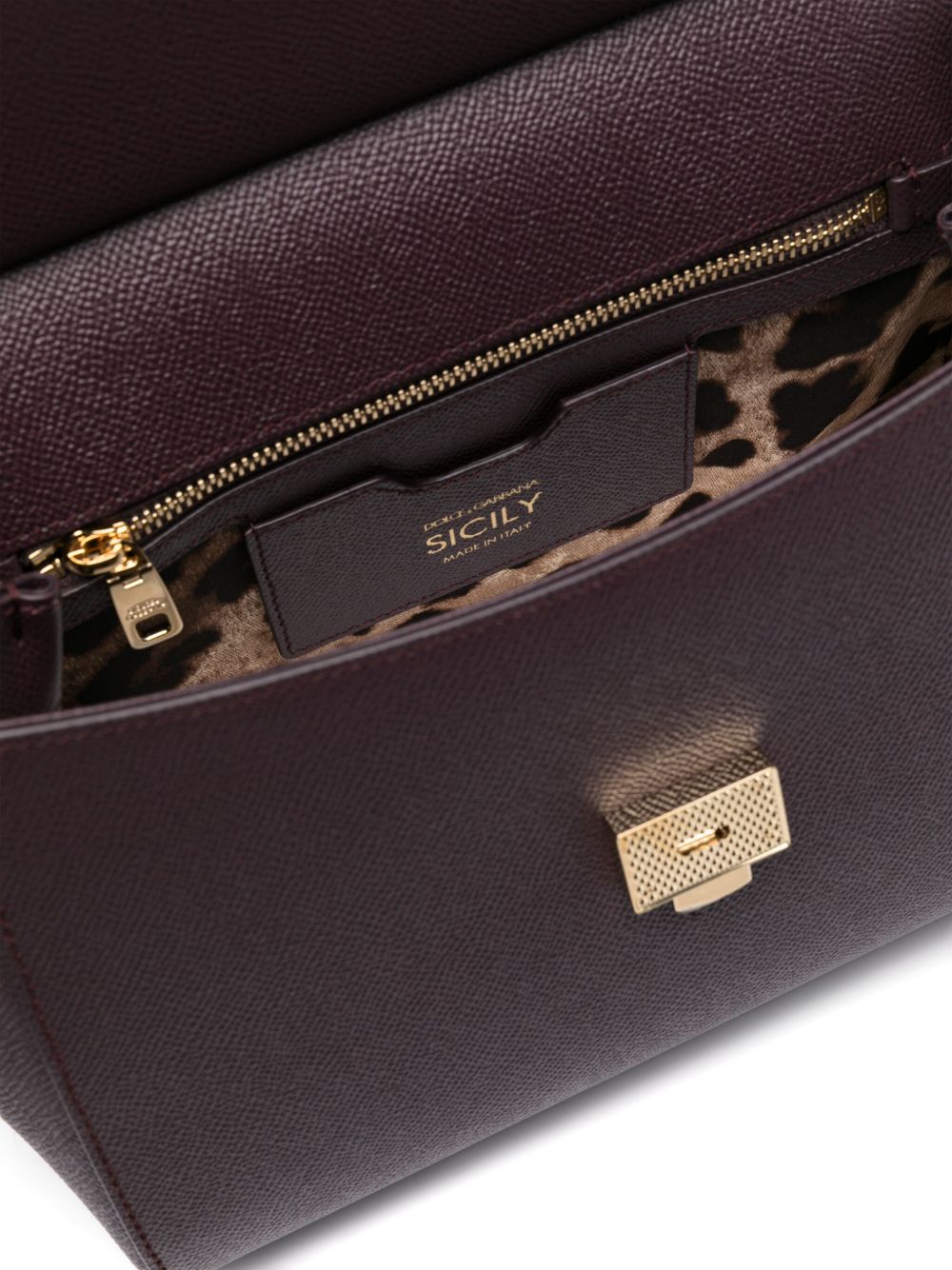 Dolce & Gabbana Women Sicily Large Leather Handbag