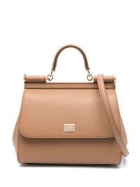 Dolce & Gabbana Women Sicily Large Leather Handbag