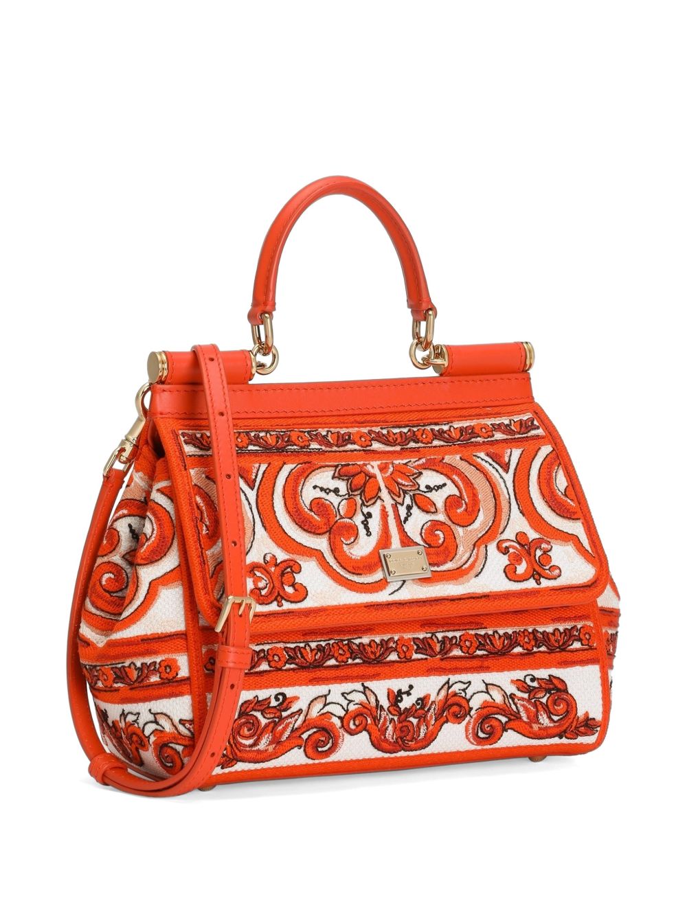 Dolce & Gabbana Women Sicily Maiolica Print Handbag