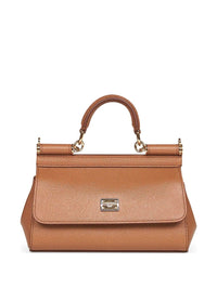 Dolce & Gabbana Women Sicily Small Leather Handbag