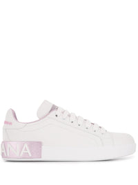 Dolce & Gabbana Women Portofino Leather Sneakers