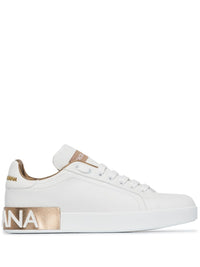 DOLCE & GABBANA Dolce & Gabbana Women Portofino Leather Sneakers