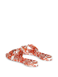 Dolce & Gabbana Women Maiolica Print Flat Sandals