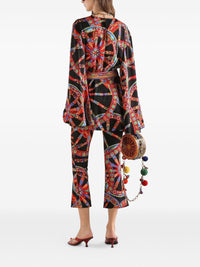 Dolce & Gabbana Women Carretti Silk Printed Mini Dress