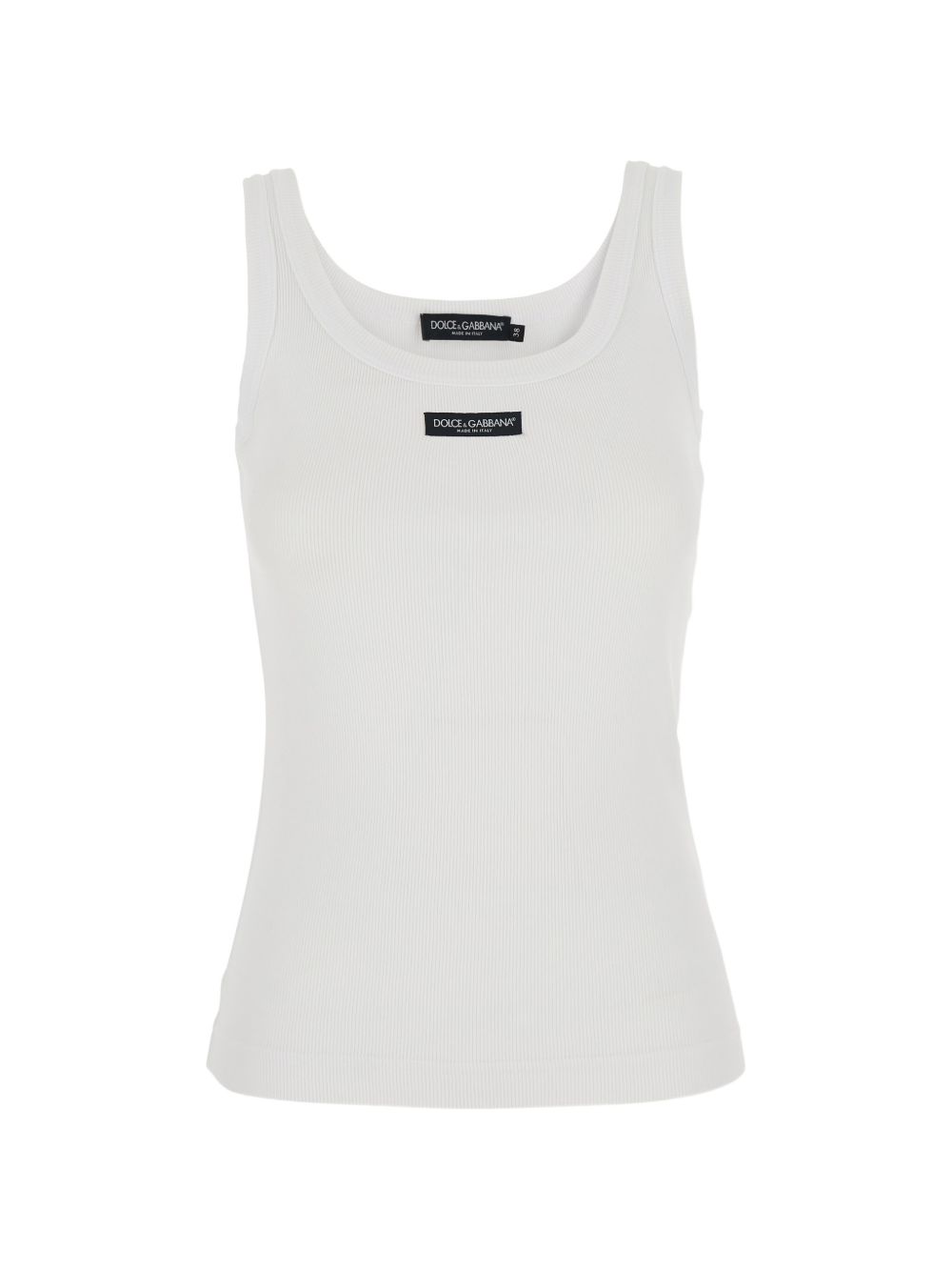 Dolce & Gabbana Women Logo Cotton Tank Top