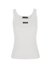 Dolce & Gabbana Women Logo Cotton Tank Top