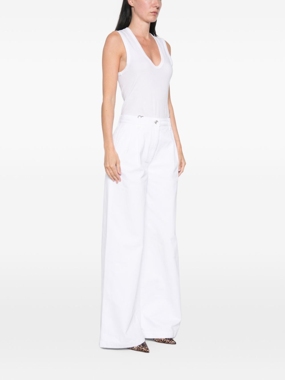 DOLCE & GABBANA Dolce & Gabbana Women Wide-Leg Denim Jeans