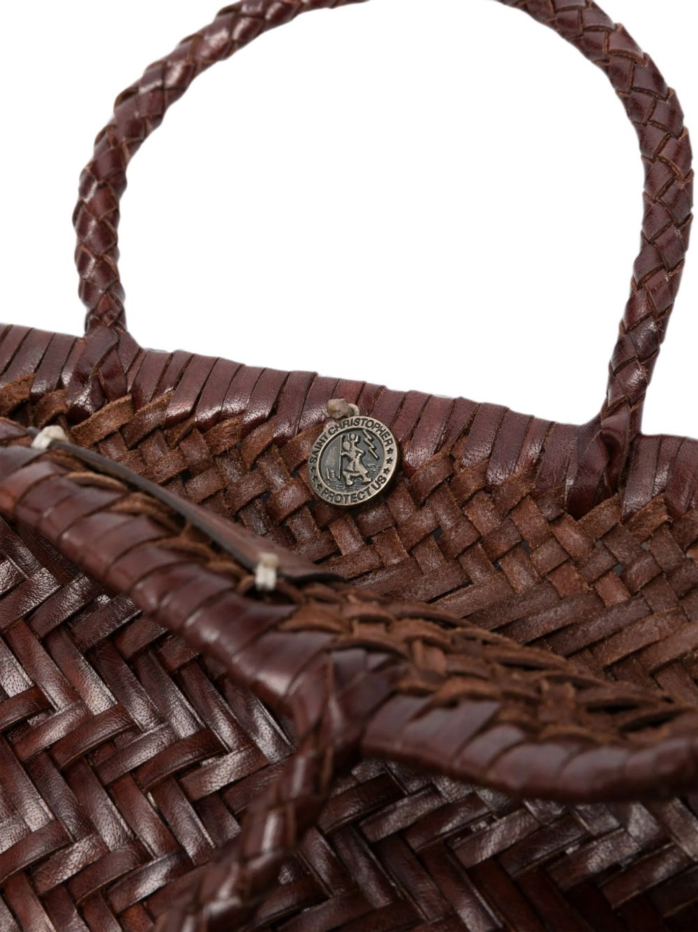 Dragon Diffusion Women Mini Flat Gora Basket Bag