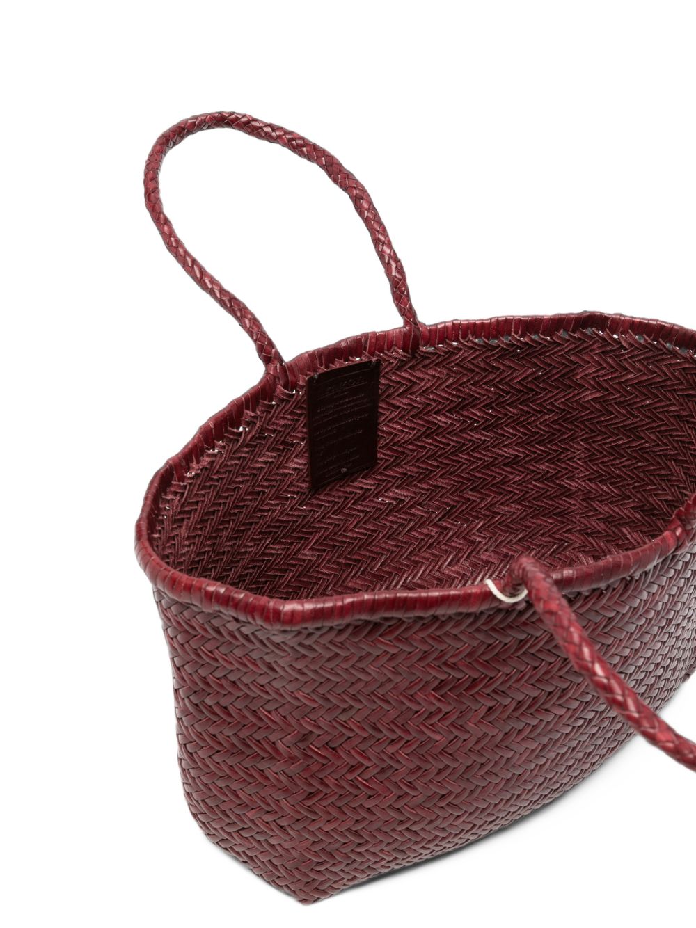 Dragon Diffusion Women Bamboo Triple Jump Large Basket Bag