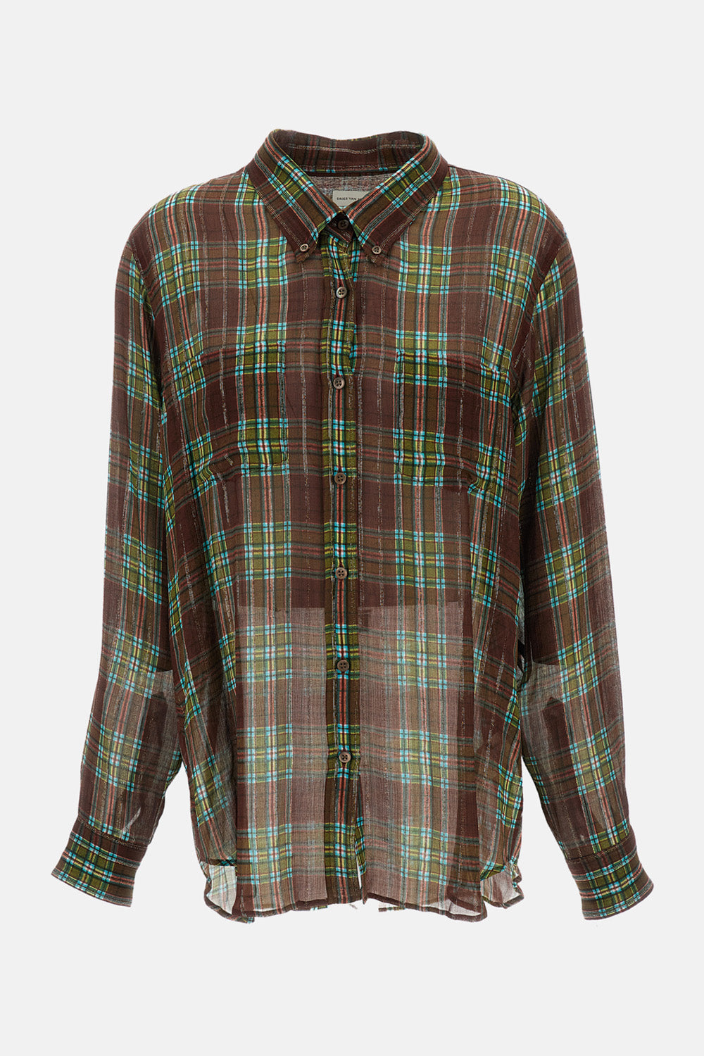 Dries Van Noten Women Cheers Checked Shirt