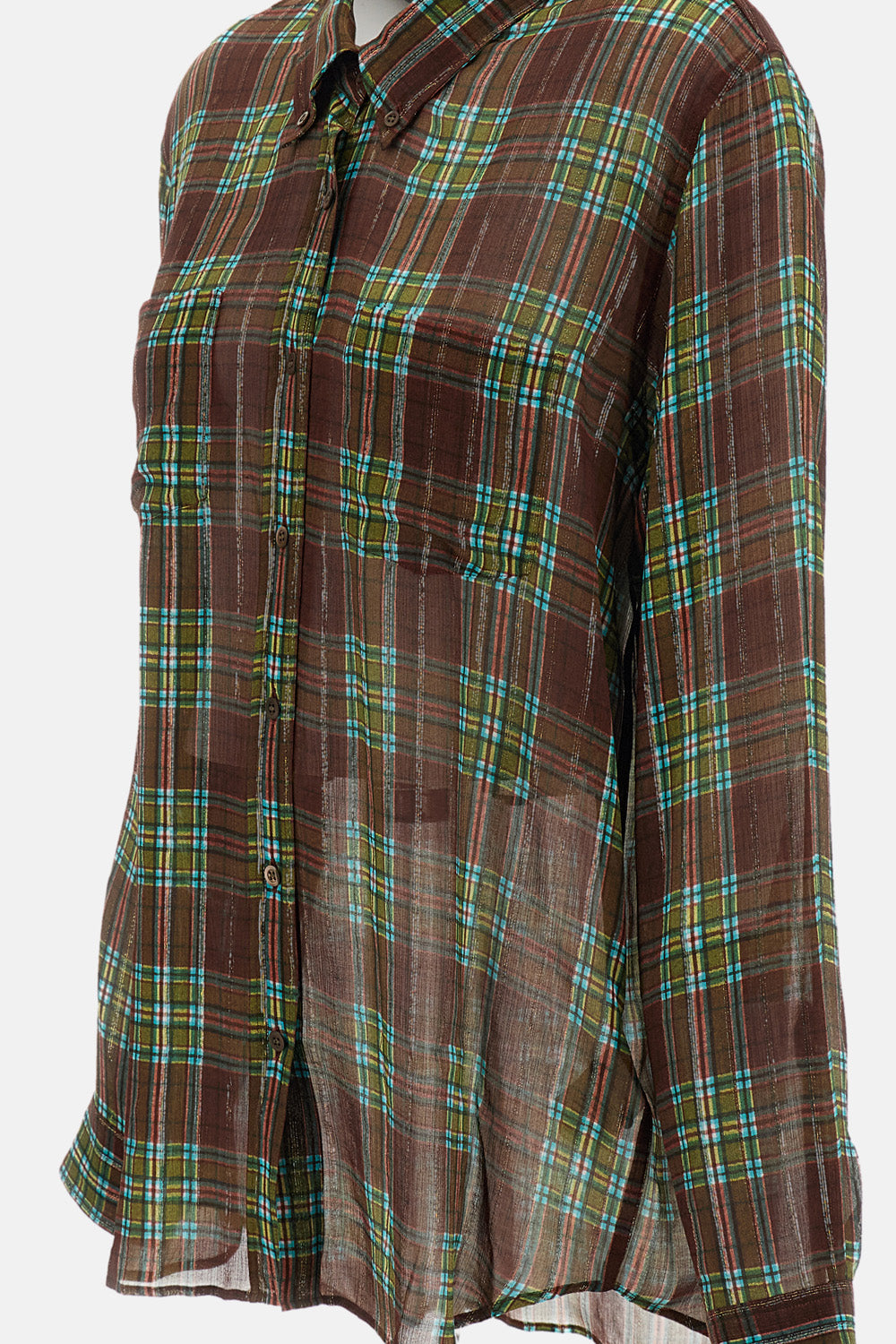 Dries Van Noten Women Cheers Checked Shirt
