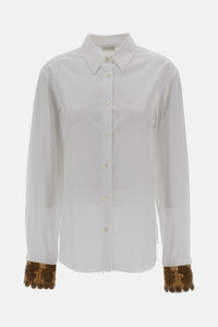 Dries Van Noten Dries Van Noten Women Embroidered Cotton-Poplin Shirt