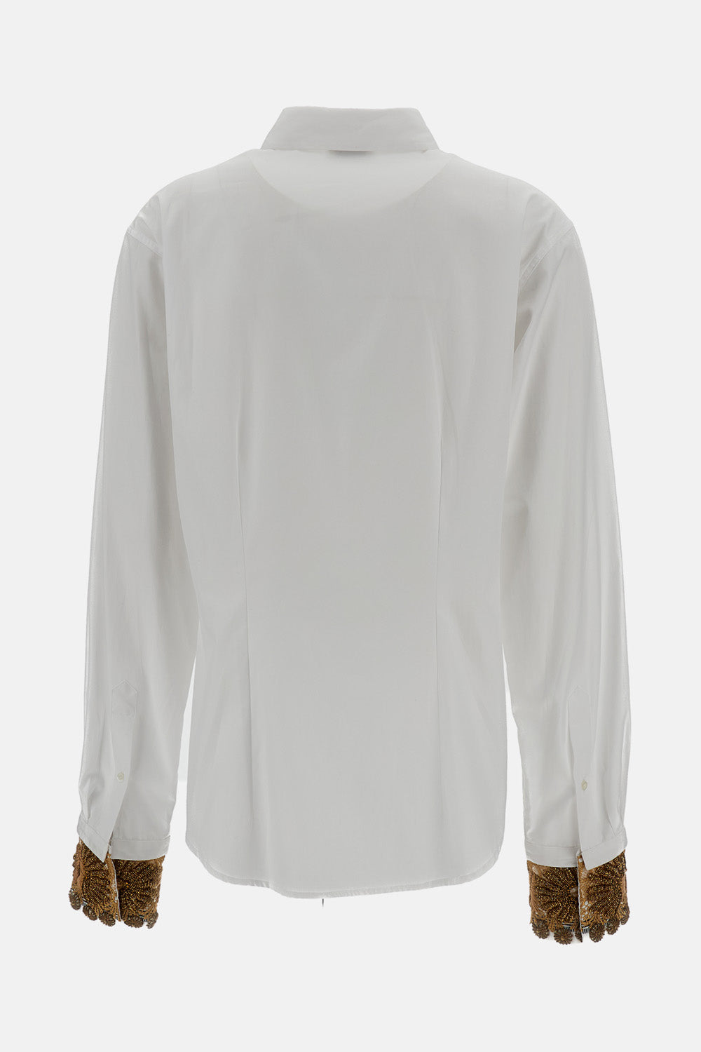 Dries Van Noten Dries Van Noten Women Embroidered Cotton-Poplin Shirt