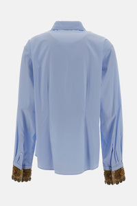 Dries Van Noten Dries Van Noten Women Embroidered Cotton-Poplin Shirt