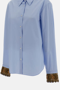 Dries Van Noten Dries Van Noten Women Embroidered Cotton-Poplin Shirt