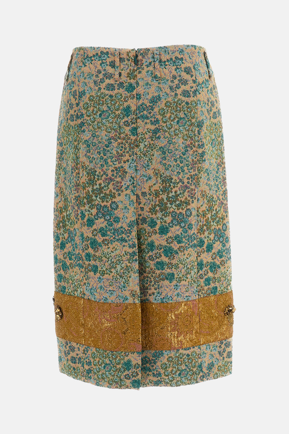 Dries Van Noten Women Floral Jacquard Midi Pencil Skirt