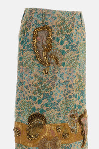 Dries Van Noten Women Floral Jacquard Midi Pencil Skirt