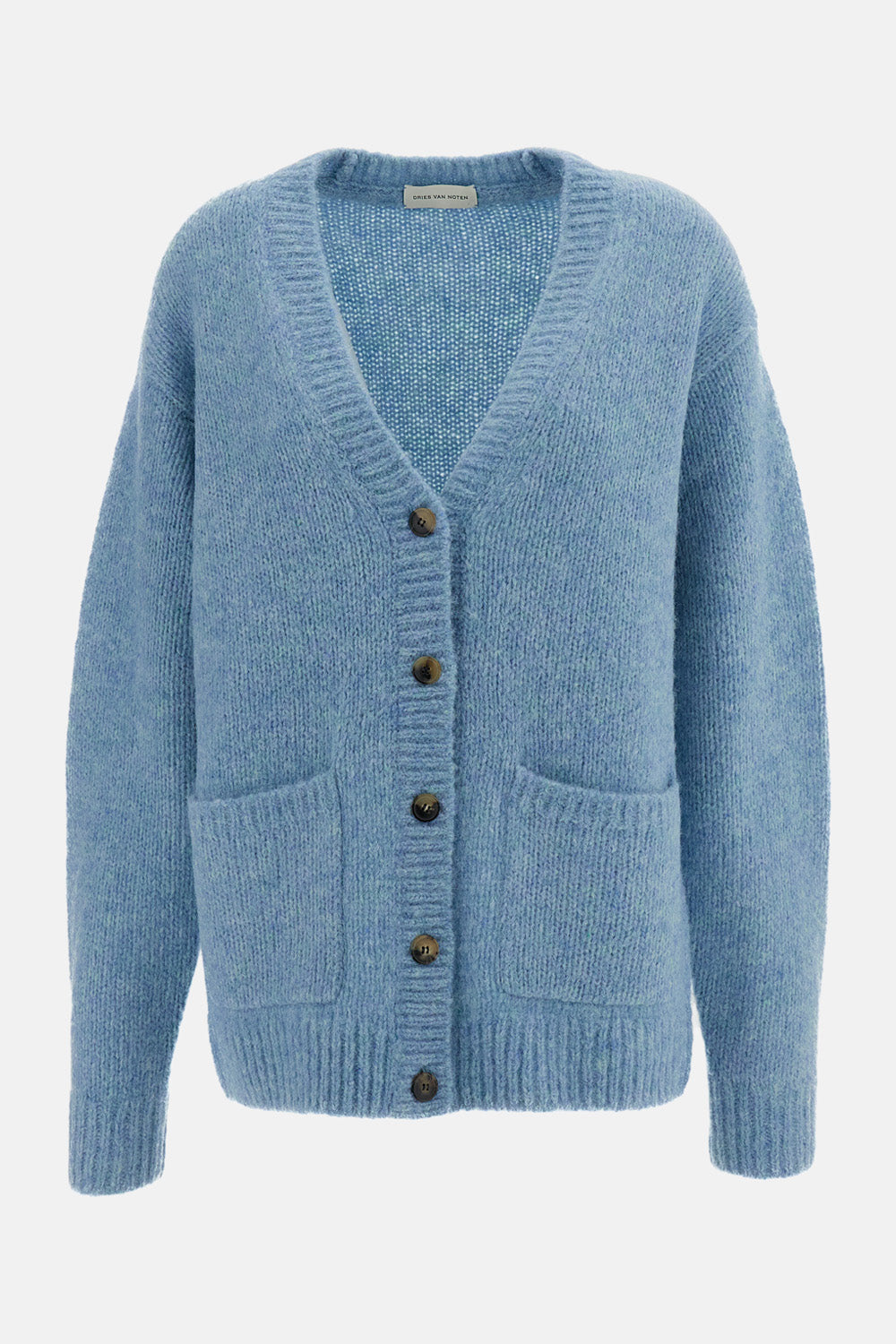 Dries Van Noten Women Tokas Cardigan In Alpaca And Merino Wool Blend