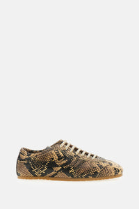 Dries Van Noten Women Snake Print Sneakers