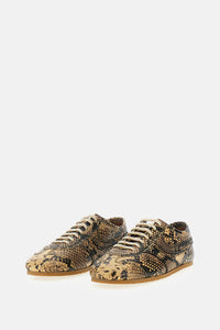 Dries Van Noten Women Snake Print Sneakers