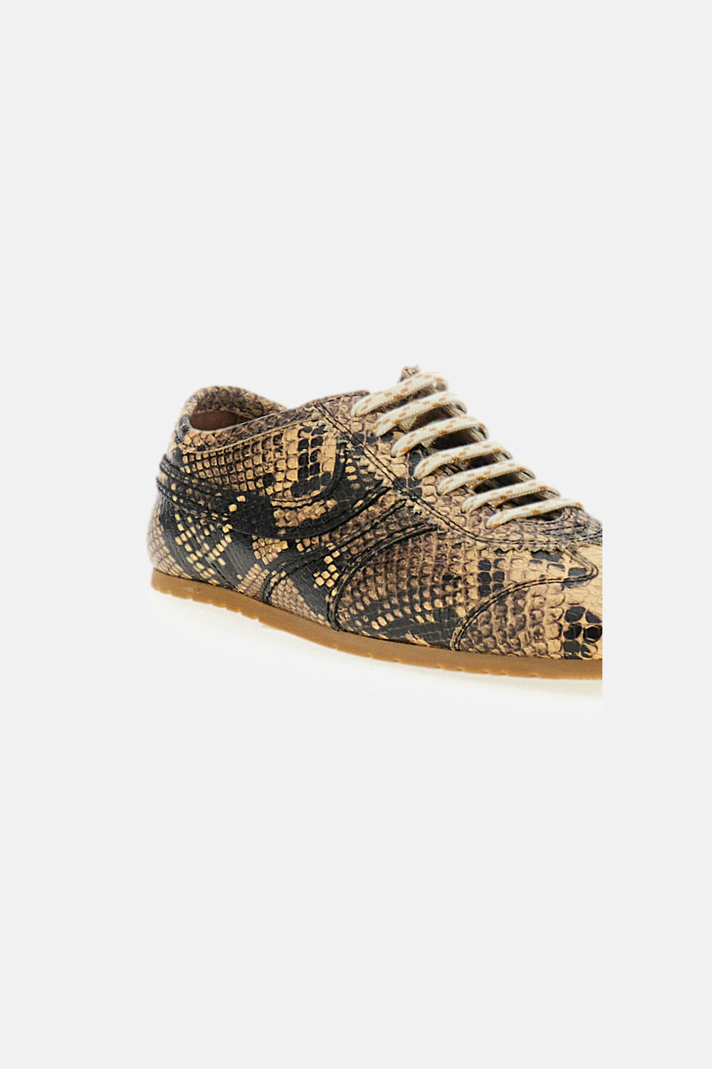 Dries Van Noten Women Snake Print Sneakers