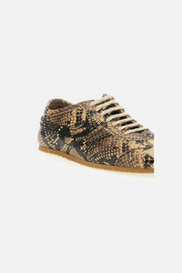 Dries Van Noten Women Snake Print Sneakers