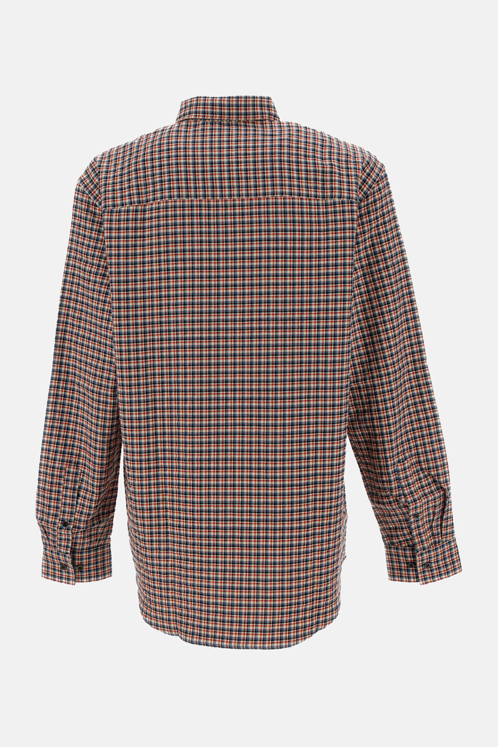 Dries Van Noten Men Caper Checked Cotton Shirt