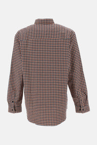 Dries Van Noten Men Caper Checked Cotton Shirt