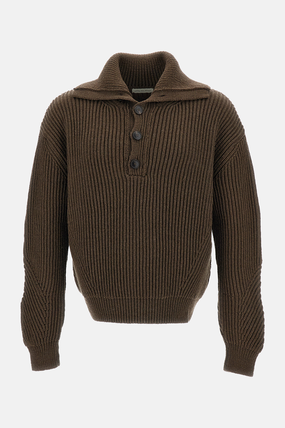 Dries Van Noten Men Mallawi Ribbed Knit Sweater