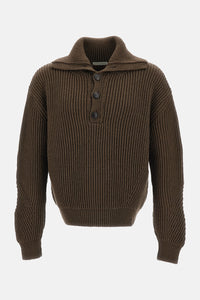 Dries Van Noten Men Mallawi Ribbed Knit Sweater
