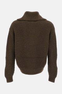 Dries Van Noten Men Mallawi Ribbed Knit Sweater