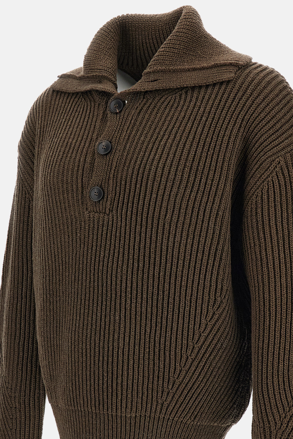 Dries Van Noten Men Mallawi Ribbed Knit Sweater
