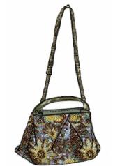 Dries Van Noten Dries Van Noten Women Houlder Bag With Embroidered Bead And Sequin Floral Motifs