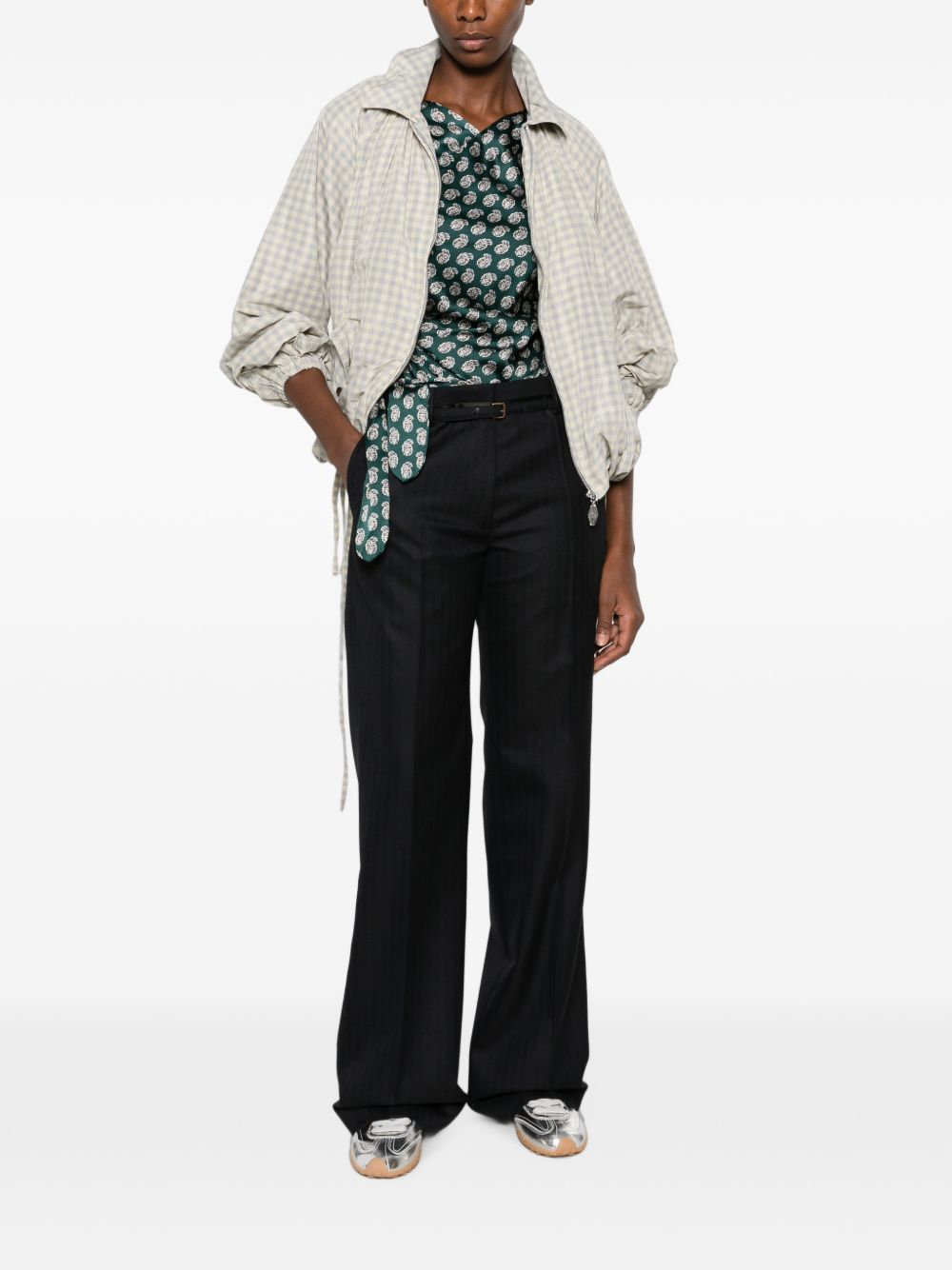 Dries Van Noten Women Presta Wool Trousers