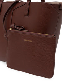 Emporio Armani Women Small Leather Tote Bag