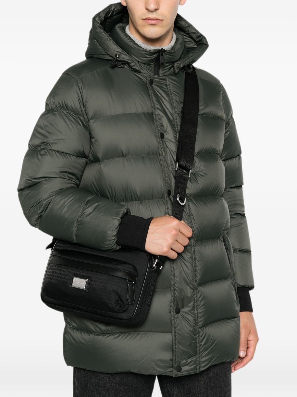 Emporio Armani Men Nylon Crossbody Bag