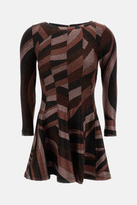 Emilio Pucci Emilio Pucci Women Short Lurex Jersey Flared Dress