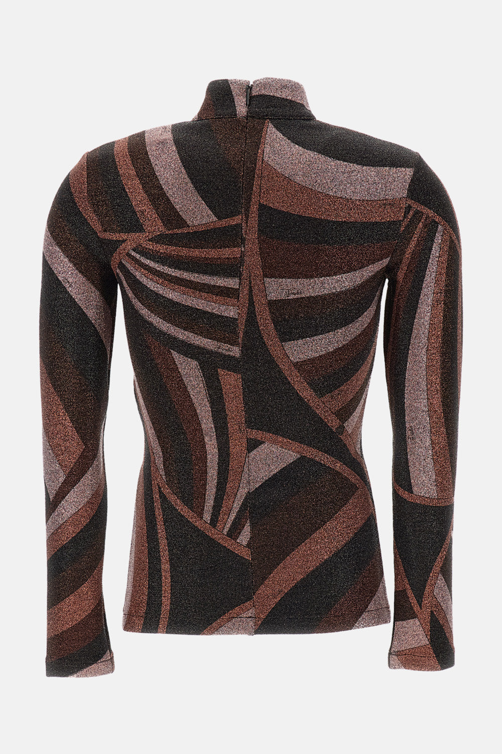 Emilio Pucci Women High-Neck Lurex Jersey Top