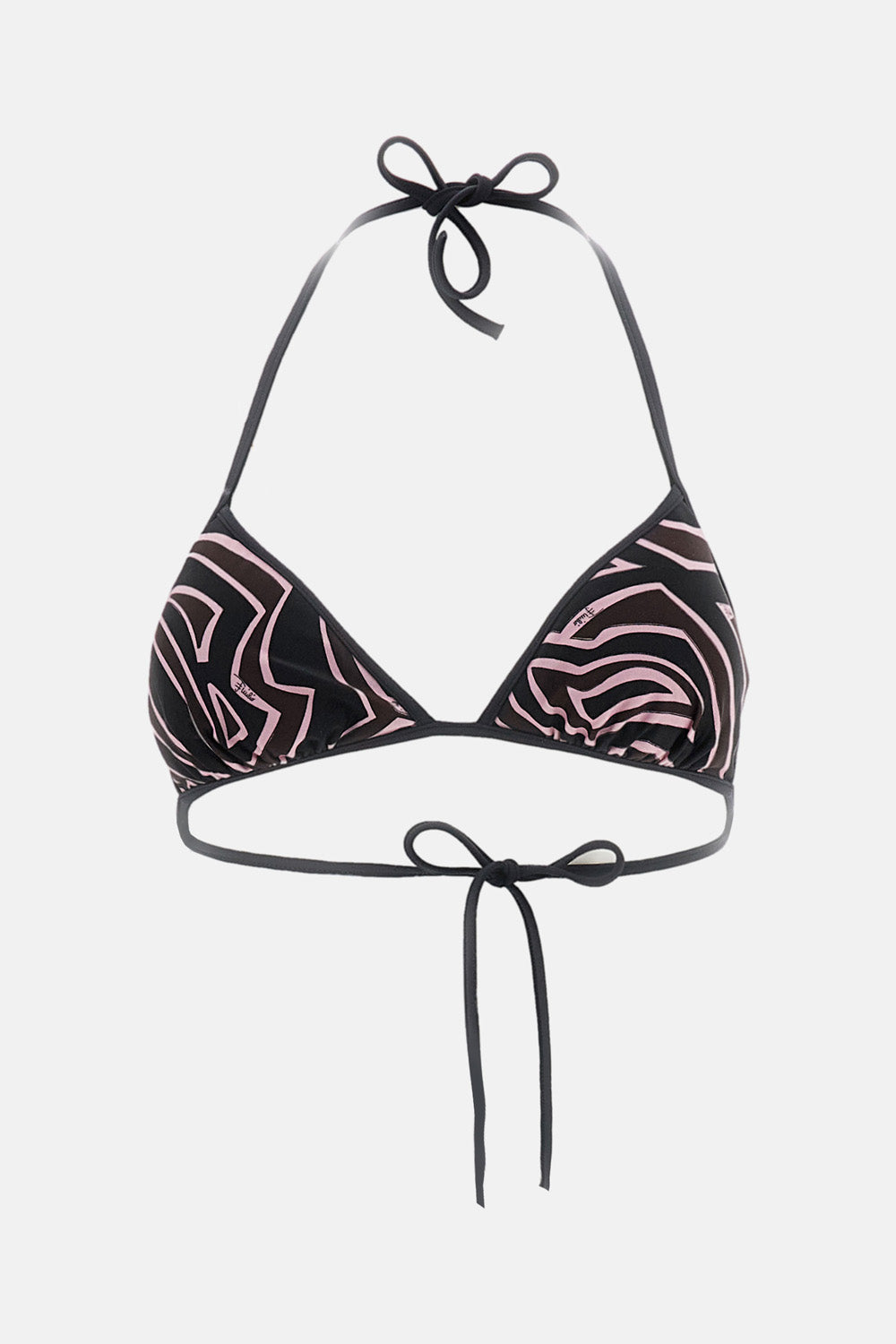 Emilio Pucci Women Bikini Top Labirinto Print