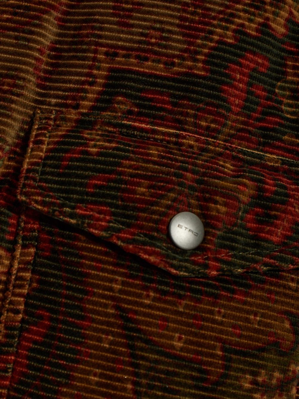 Etro Men Printed Cotton Overshirt