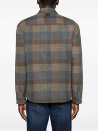 Etro Men Wool Checked Shirt