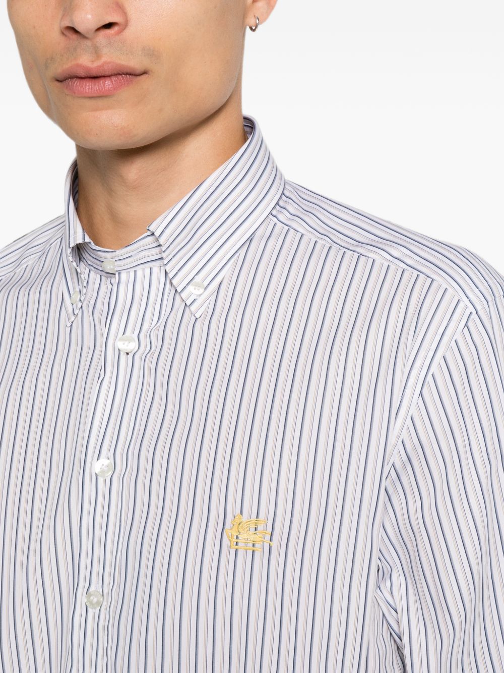 ETRO Etro Men Striped Cotton Shirt