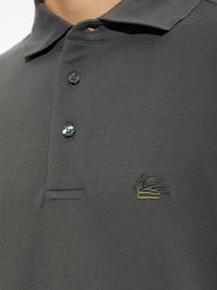 Etro Men Logo Cotton Polo Shirt