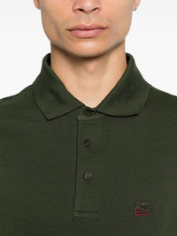 Etro Men Logo Cotton Polo Shirt