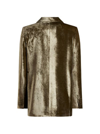 Etro Women Velvet Single-Breasted Blazer Jacket