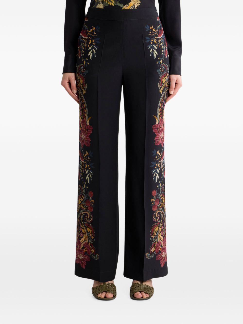 Etro Women Silk Trousers