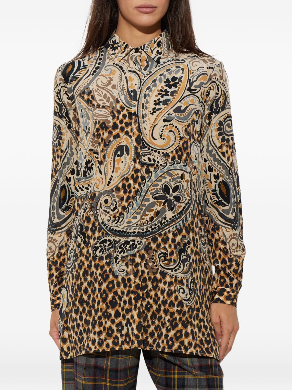Etro Women Printed Silk Shirt