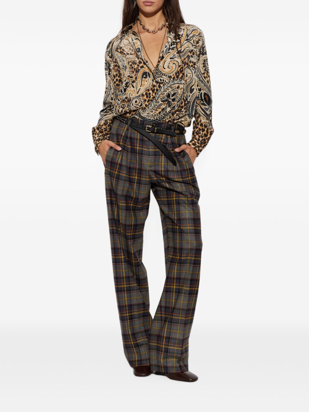 Etro Women Printed Silk Shirt