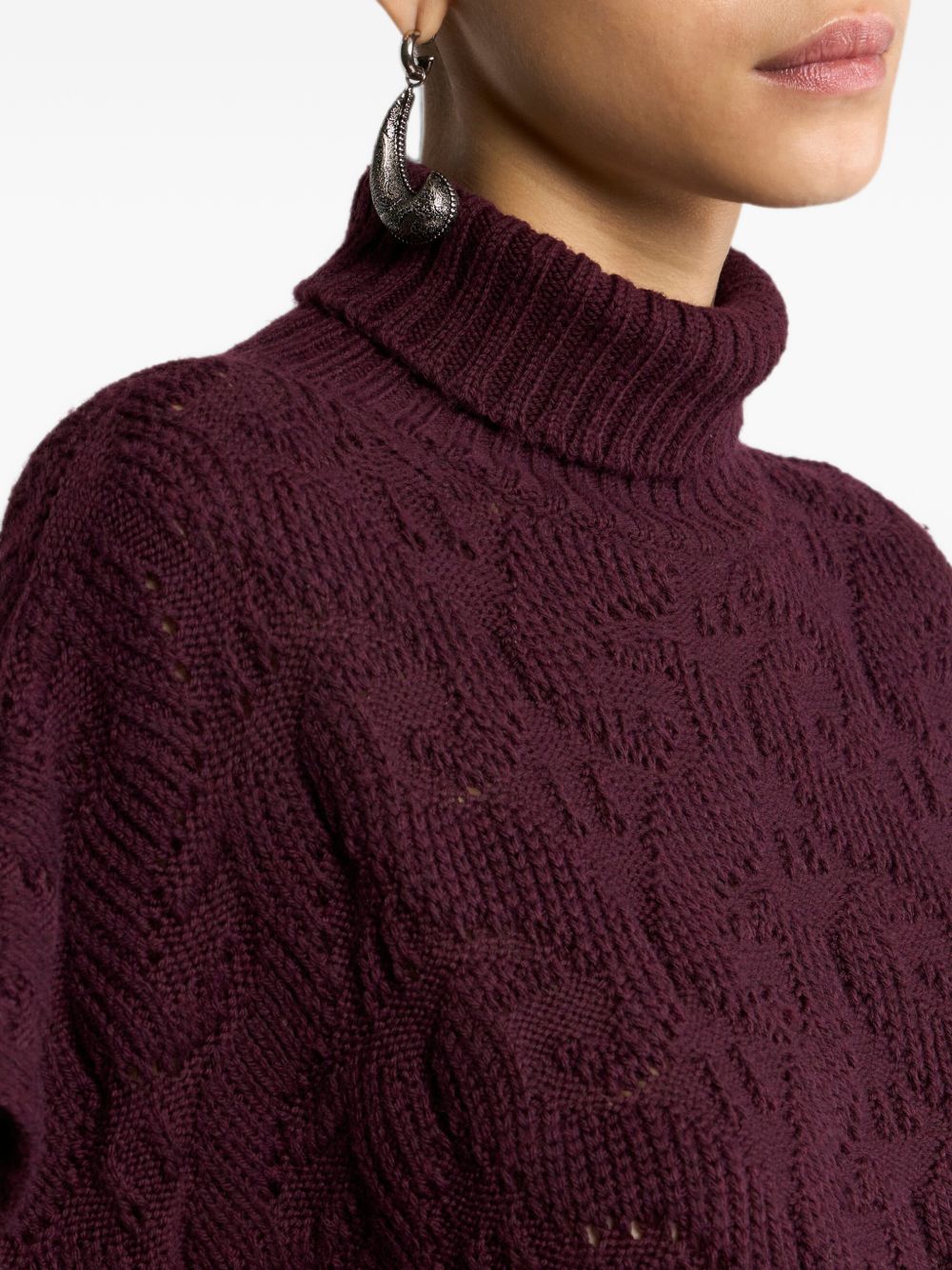 Etro Women Wool Blend Polo Shirt