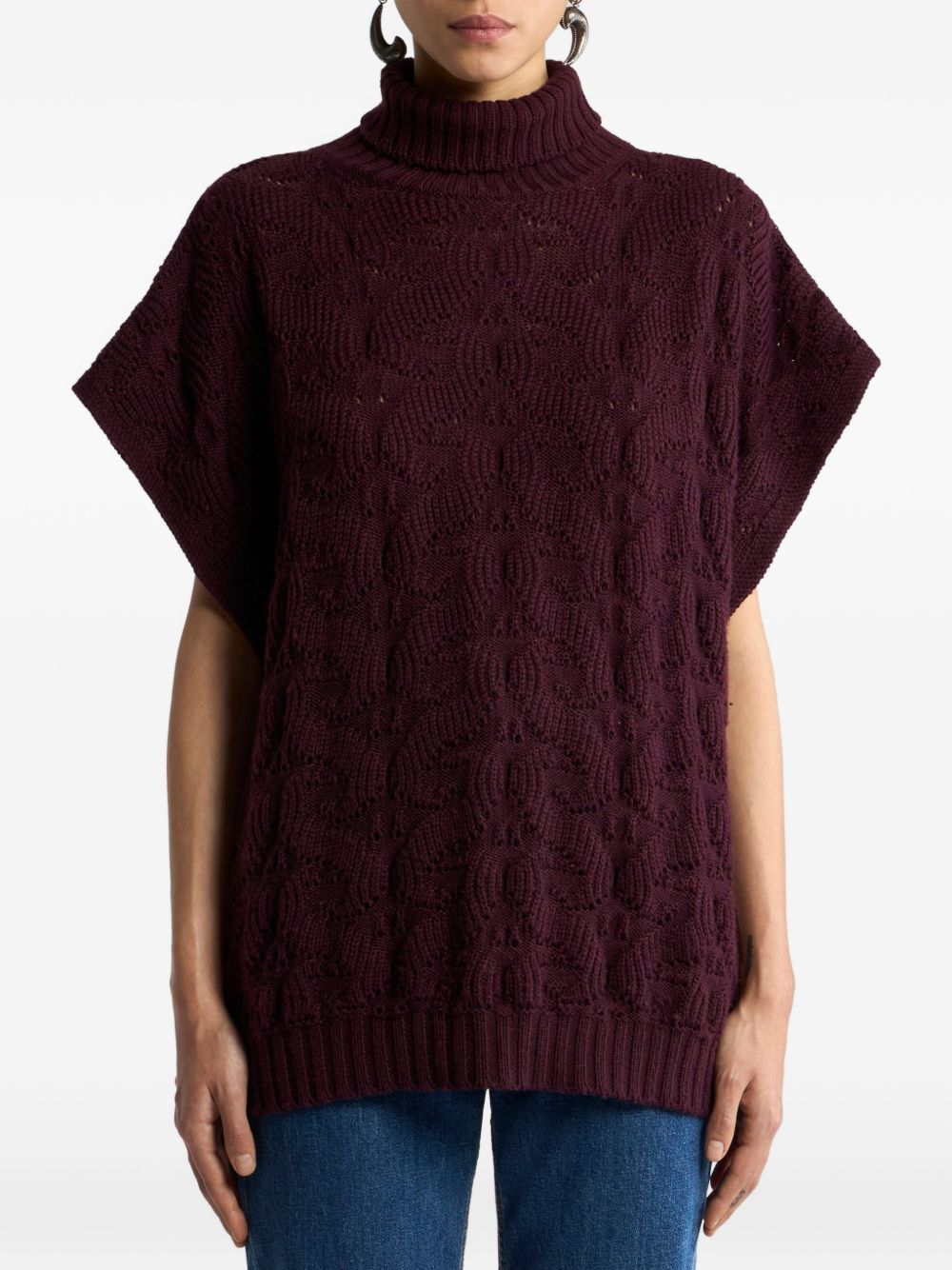 Etro Women Wool Blend Polo Shirt